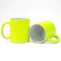 tazza fluo gialla